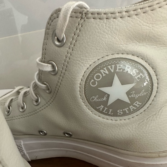 Leather platform converse - Picture 2 of 4